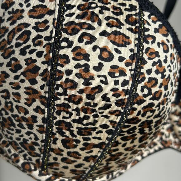 Apt.9 bra-36B- animal print, lace, underwire padded adjustable - Picture 3 of 5